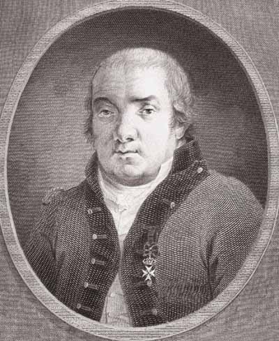 A. Vighi, Ritratto di Giacomo Quarenghi, incisione
