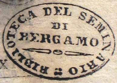 segnatura Cinq. 2 1997, dettaglio