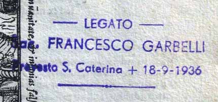 segnatura Cinq. 3 1693/1, dettaglio
