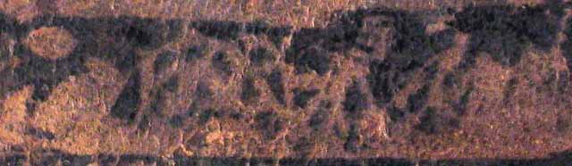 segnatura Cinq. 6 532, dettaglio