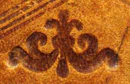 segnatura AB 393, dettaglio