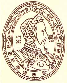 Medaglione con il ritratto di Enrico II di Francia
